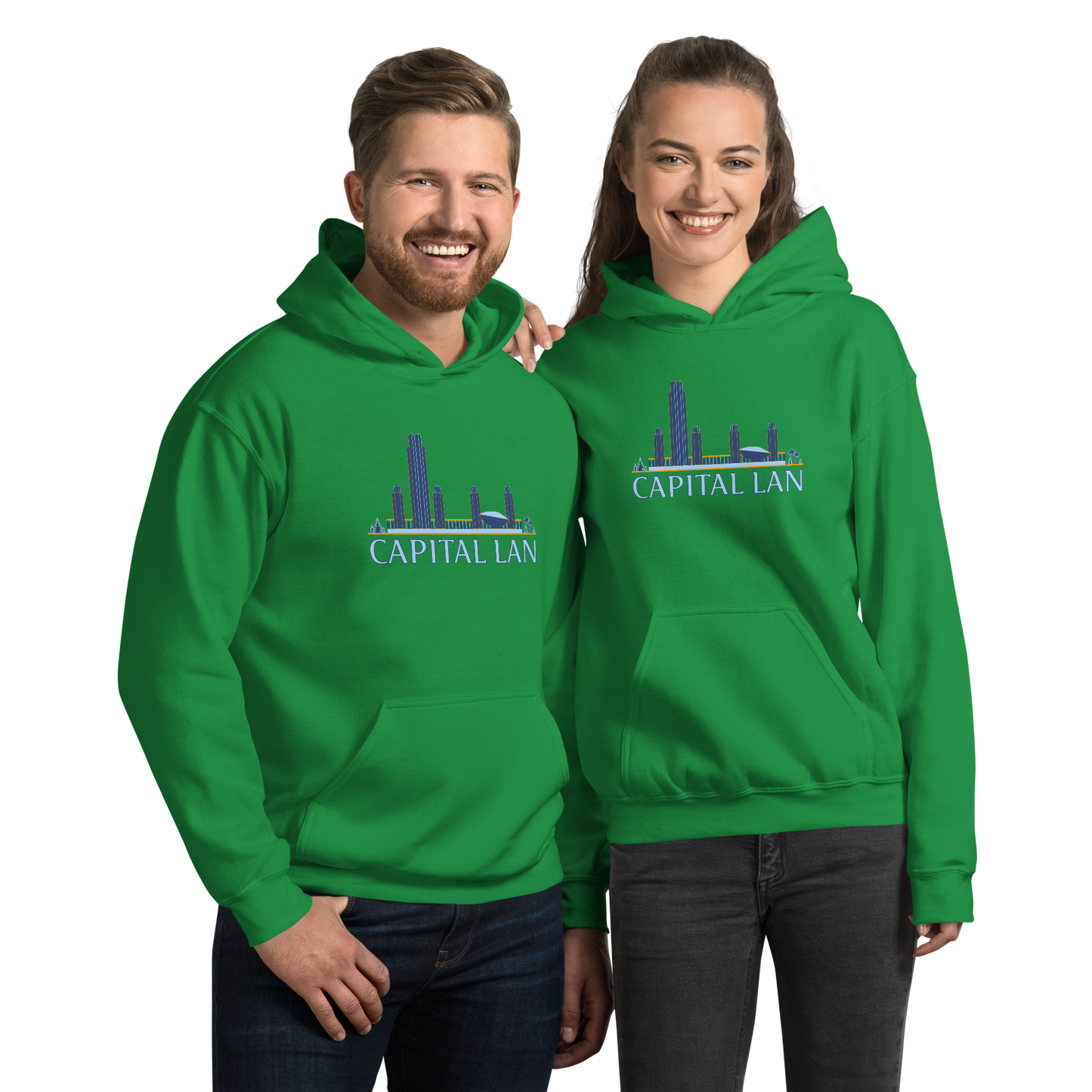 Capital LAN Logo Unisex Hoodie