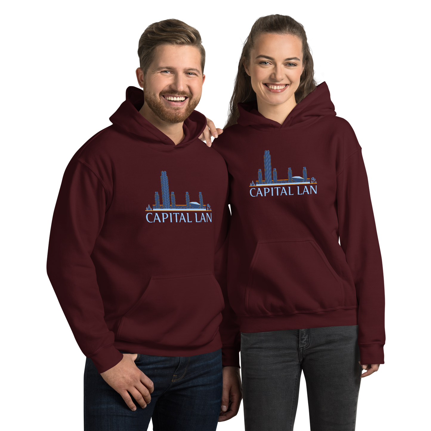 Capital LAN Logo Unisex Hoodie