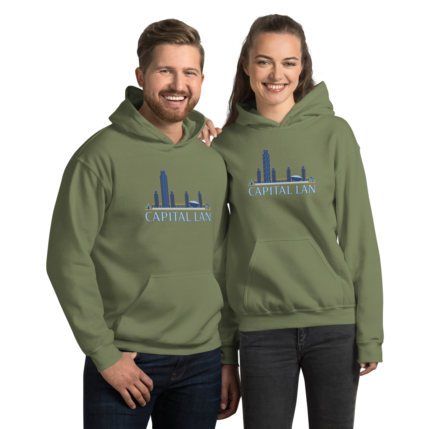 Capital LAN Logo Unisex Hoodie