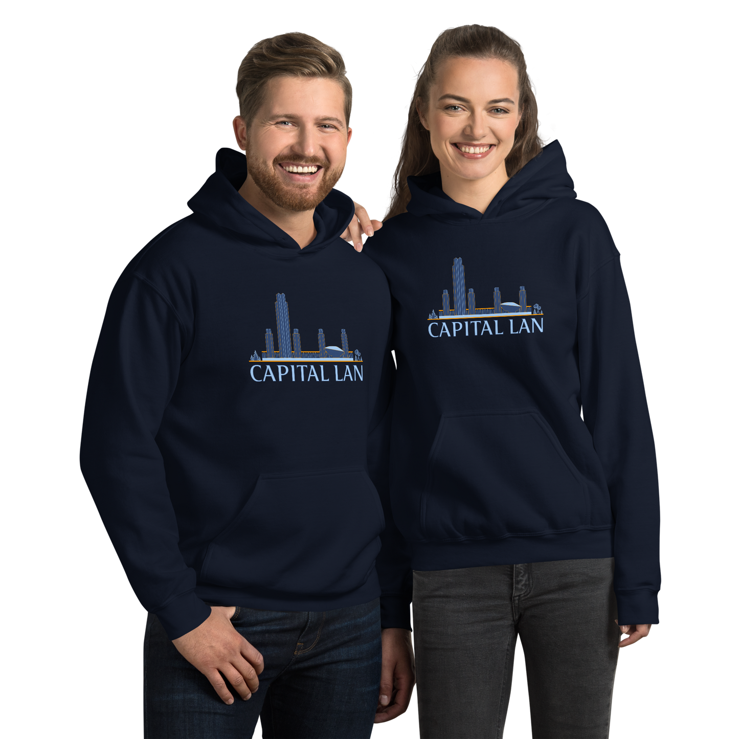 Capital LAN Logo Unisex Hoodie