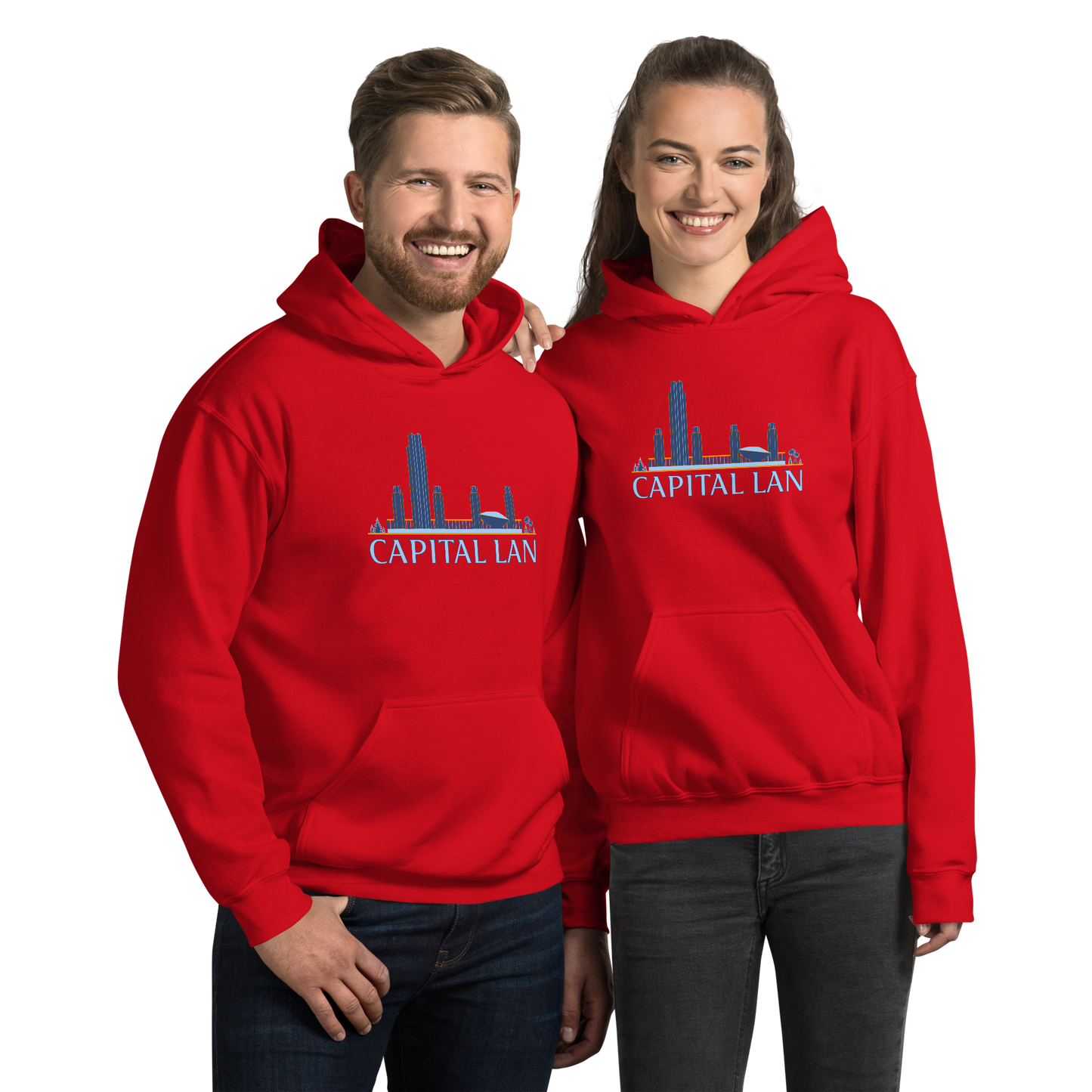 Capital LAN Logo Unisex Hoodie